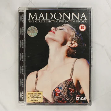 Madonna The Girlie Show Live Down Under DVD előlapja