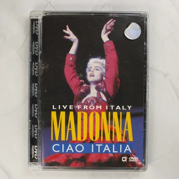 Madonna Ciao Italia DVD előlapja