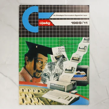 A C-újság 1989. novemberi számának borítója