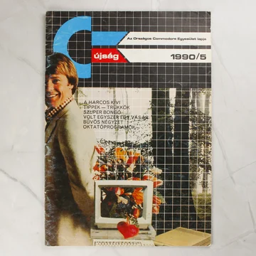 A Commodore újság 1990/5. számának címlapja