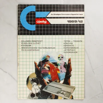 A C+újság 1989. decemberi számának borítója