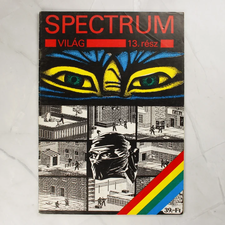 Spectrum Világ 13. szám borító A Spectrum Világ magazin 13. számának színes borítója