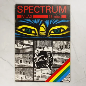 A Spectrum Világ magazin 13. számának színes borítója