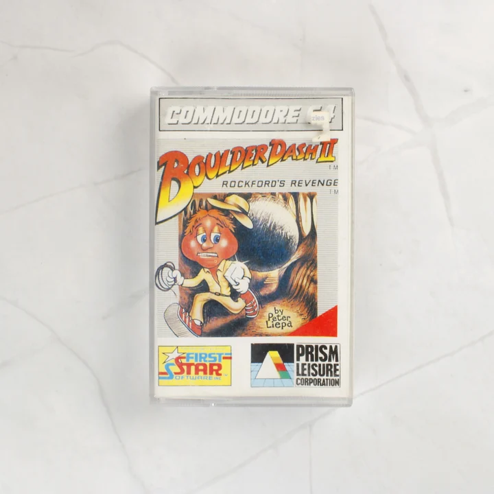 Boulder Dash II Commodore 64 játék tokja elölről