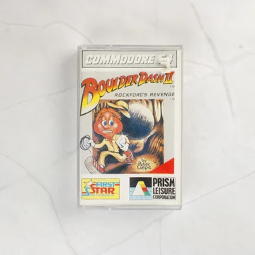 Boulder Dash II Commodore 64 játék tokja elölről