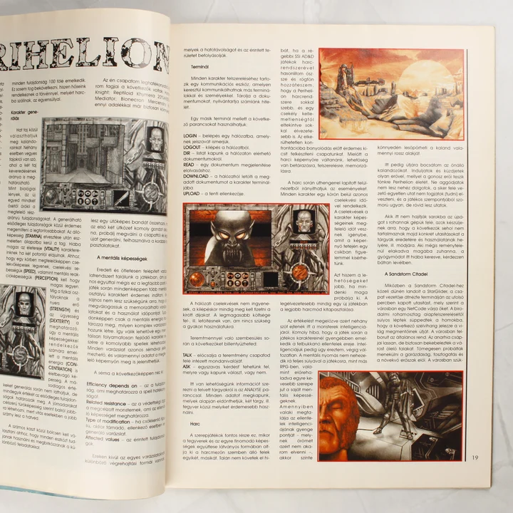 Perihelion játékismertető A Perihelion videójáték ismertetője az 576 Guru magazin belső oldalán