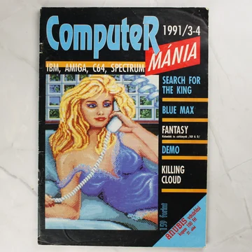 A Computer Mánia magazin 1991/3-4. számának borítója