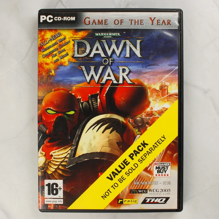 Warhammer 40,000 Dawn of War GOTY PC borító Warhammer 40,000 Dawn of War Game of the Year Edition PC játék borítója