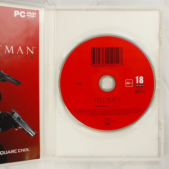 Hitman Absolution PC lemez Hitman Absolution PC játéklemez a tokban