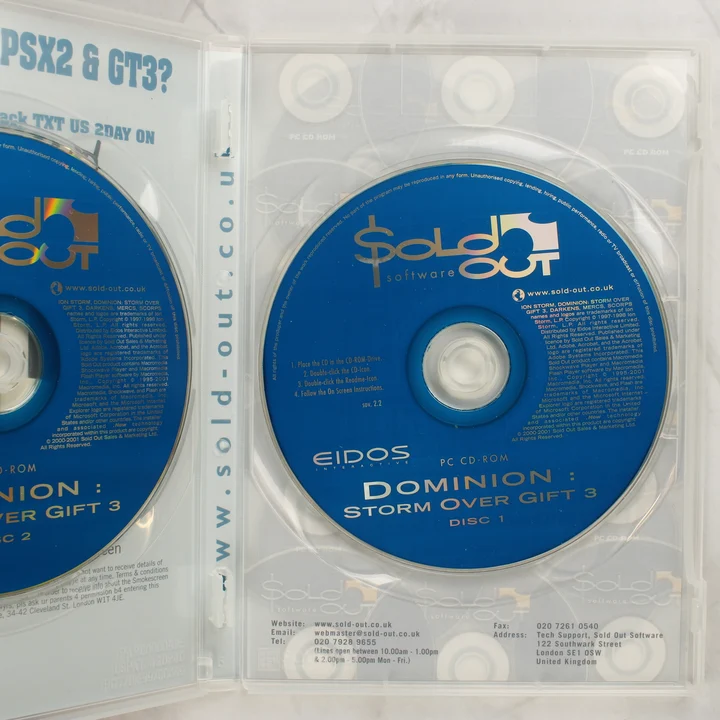 Dominion: Storm Over Gift 3 Disc 1 lemez a tokban