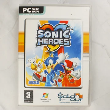 Sonic Heroes PC játék borítója