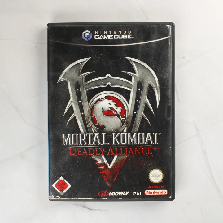 Mortal Kombat Deadly Alliance Nintendo GameCube játék tokjának előlapja