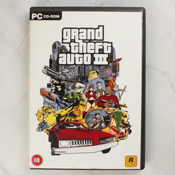 Grand Theft Auto III PC játék előlapja