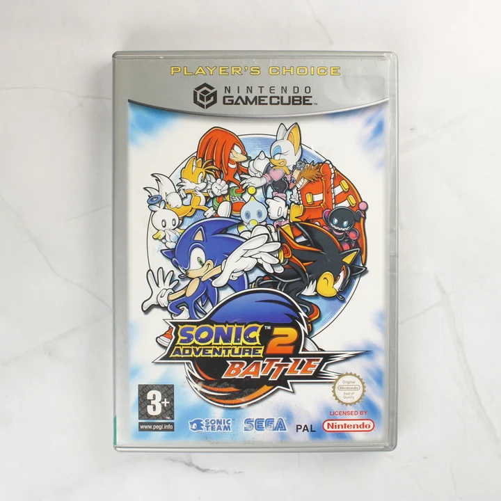 Sonic Adventure 2 Battle GameCube előlap Sonic Adventure 2 Battle GameCube játék eleje