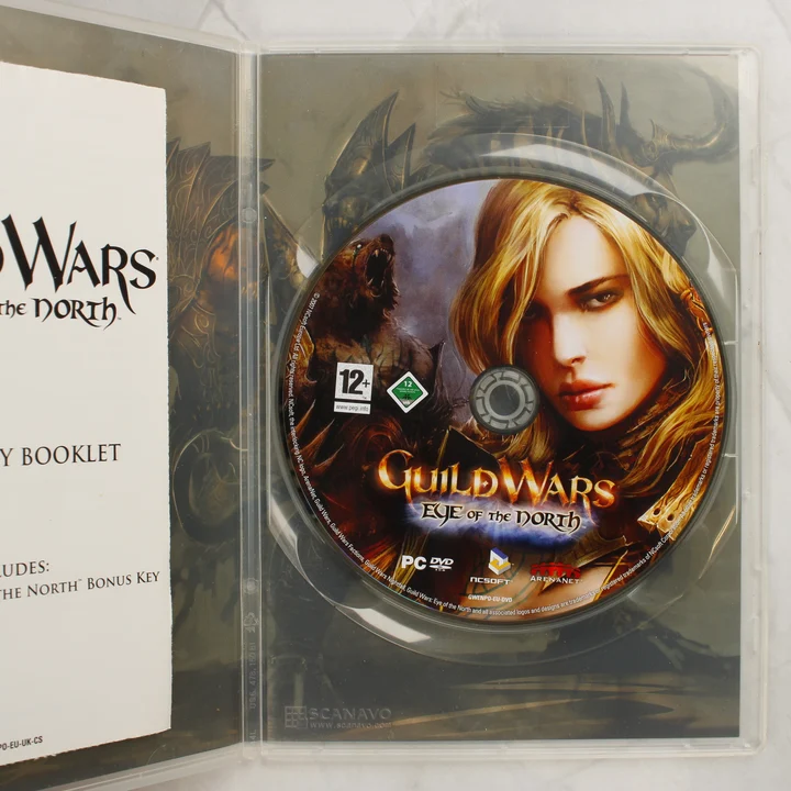 Guild Wars Eye of the North lemez Guild Wars Eye of the North nyitott tok a lemezzel