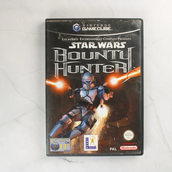Star Wars Bounty Hunter GameCube borító Star Wars Bounty Hunter GameCube játék elölnézete