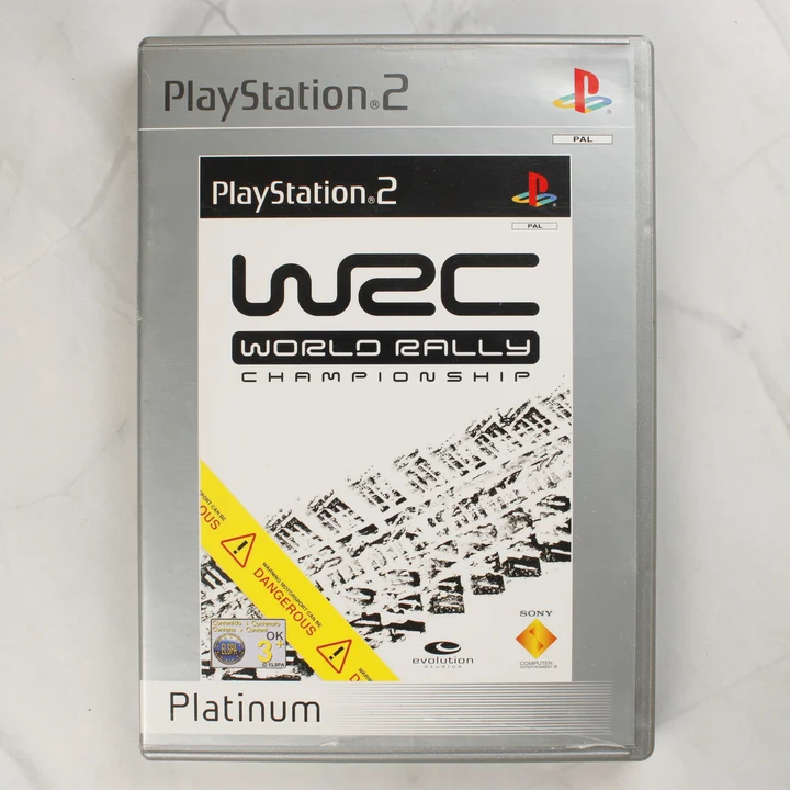 WRC World Rally Championship PS2 Platinum játék elölnézete