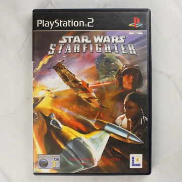 Star Wars Starfighter PlayStation 2 játék előlapja