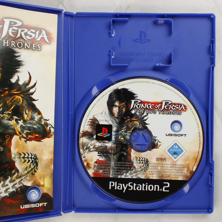 Prince of Persia: The Two Thrones nyitott tok és lemez
