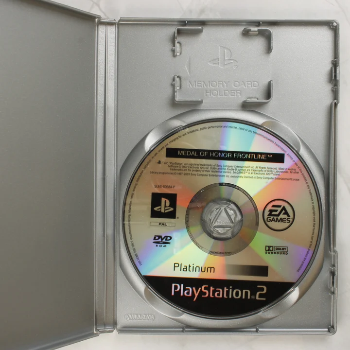 Medal of Honor Frontline Platinum PlayStation 2 lemez a tokban