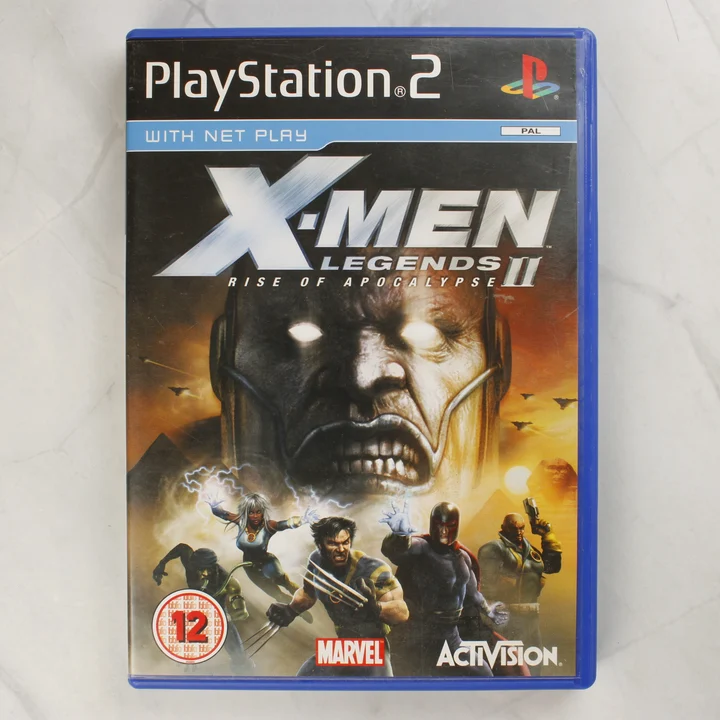 X-Men Legends II: Rise of Apocalypse PS2 játék előlapja