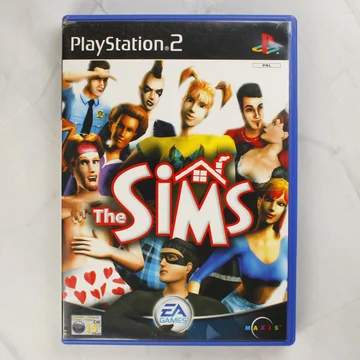 The Sims PlayStation 2 videójáték előlapja