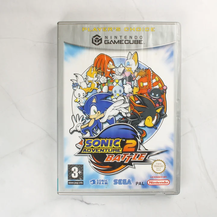 Sonic Adventure 2 Battle GameCube játék előlapja