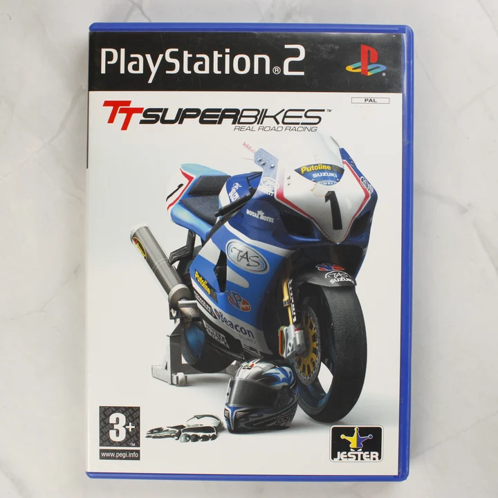 TT Superbikes PS2 borító TT Superbikes PlayStation 2 játék előlapja