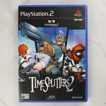 TimeSplitters 2 PlayStation 2 játék előlapja