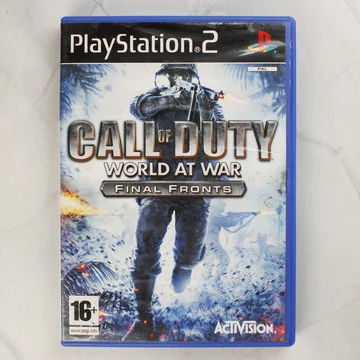 Call of Duty: World at War Final Fronts PlayStation 2 játék előlapja