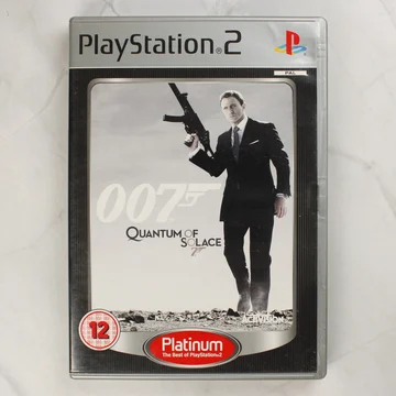 007 Quantum of Solace PS2 Platinum kiadás elölnézete
