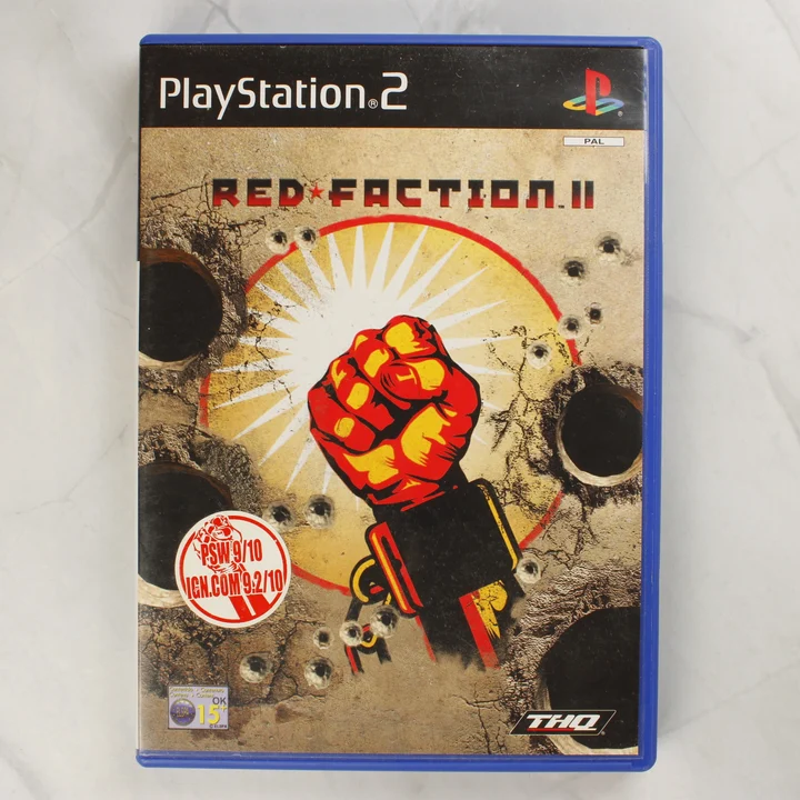 Red Faction II PS2 borító Red Faction II PlayStation 2 játék előlapja