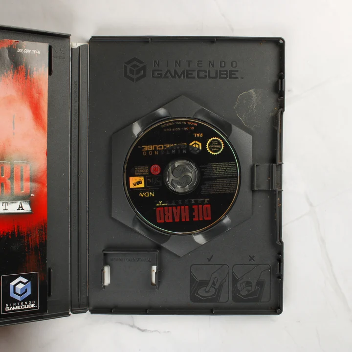 Die Hard Vendetta nyitott tok és játéklemez