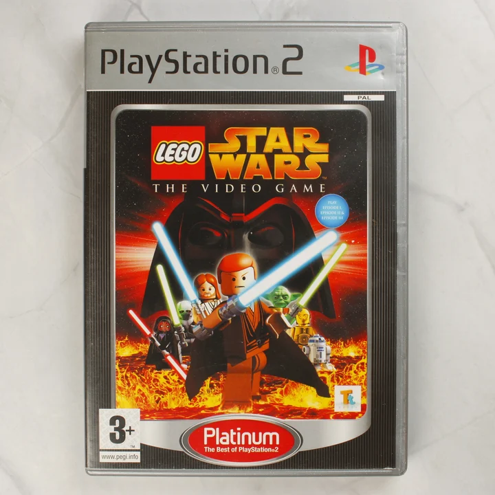 LEGO Star Wars The Video Game PS2 Platinum kiadás elölnézete