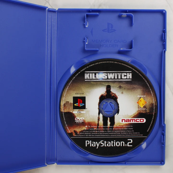 Kill Switch PS2 lemez Nyitott PlayStation 2 tok a Kill Switch játéklemezzel