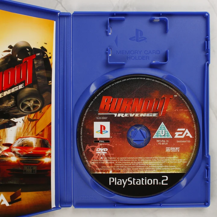 Burnout Revenge PlayStation 2 nyitott tok lemezzel