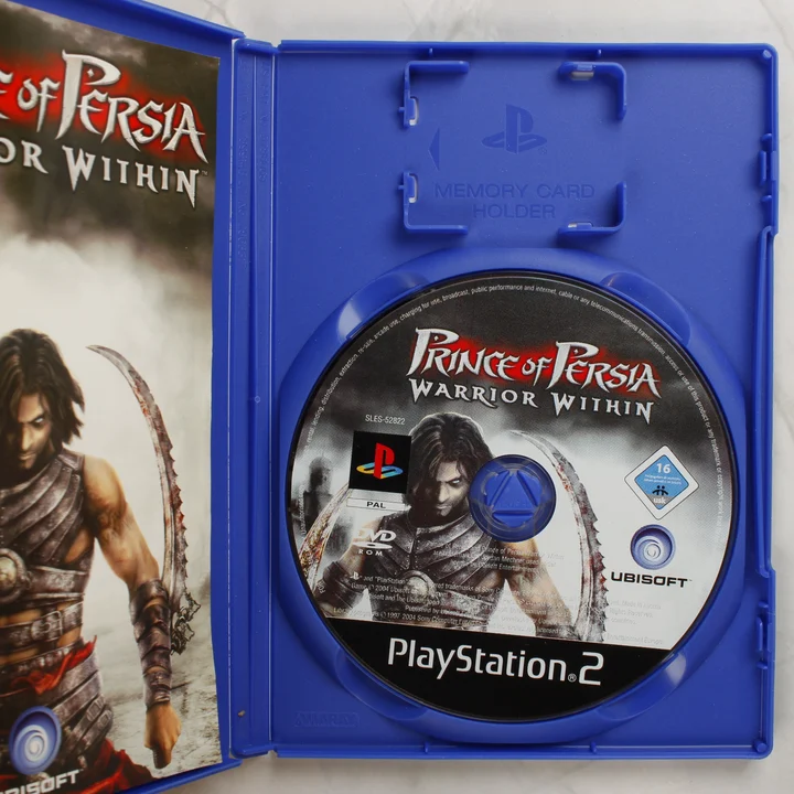 Prince of Persia Warrior Within PS2 nyitott tok és lemez