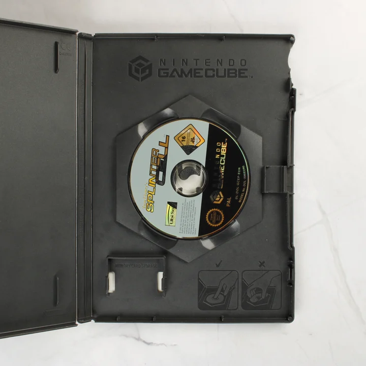 Tom Clancy's Splinter Cell nyitott tok és játéklemez