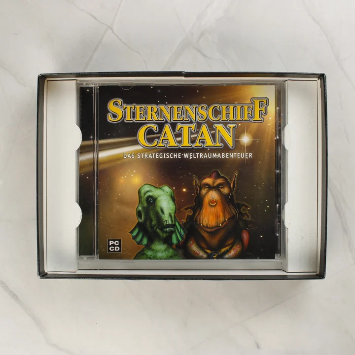 Sternenschiff Catan doboz belső Sternenschiff Catan doboz belső tartalma