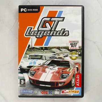 GT Legends PC játék borítója elölről