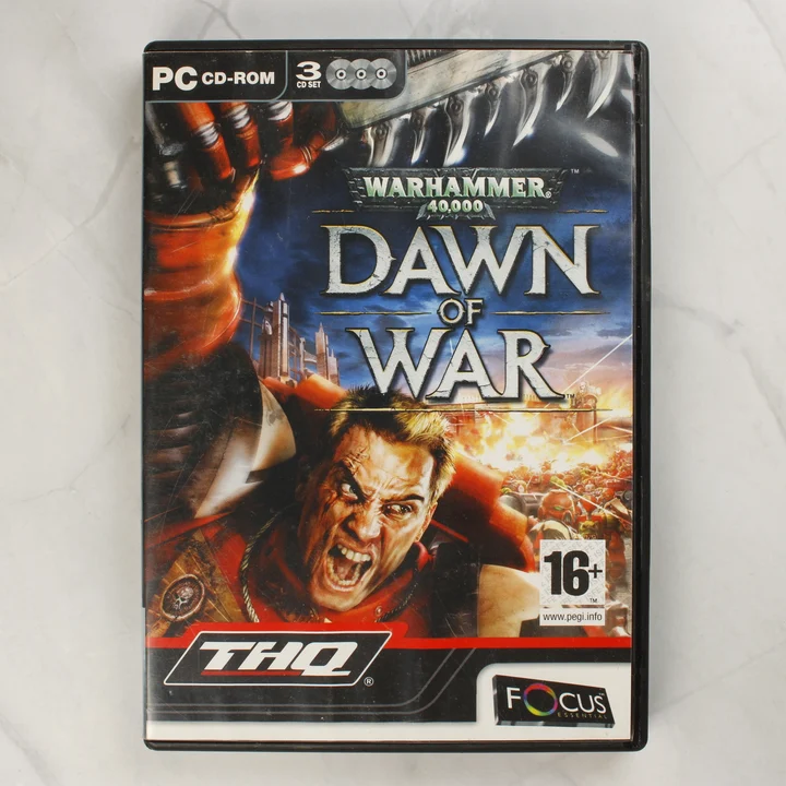 Warhammer 40,000 Dawn of War PC előlap Warhammer 40,000 Dawn of War PC játék borítója
