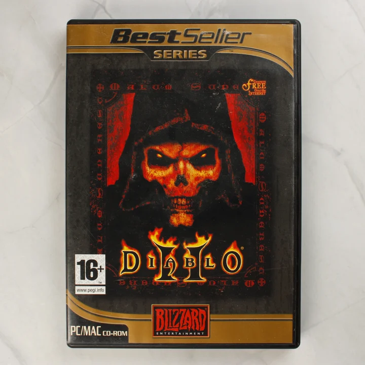 Diablo II BestSeller Series előlap Diablo II BestSeller Series videójáték tok elölnézete