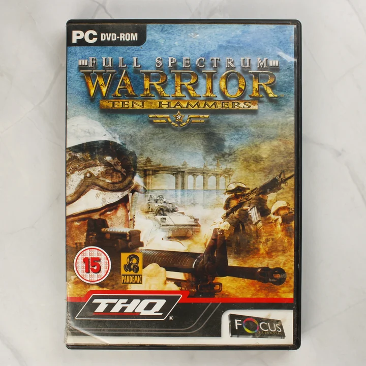 Full Spectrum Warrior Ten Hammers előlap Full Spectrum Warrior: Ten Hammers PC játék borítója