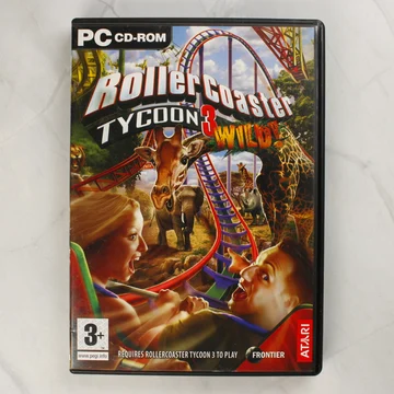 RollerCoaster Tycoon 3 Wild! PC játék borítója
