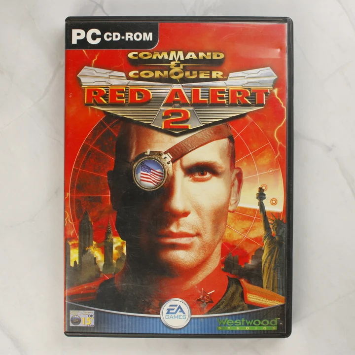 Red Alert 2 PC borító Command & Conquer Red Alert 2 PC játék előlapi borítója