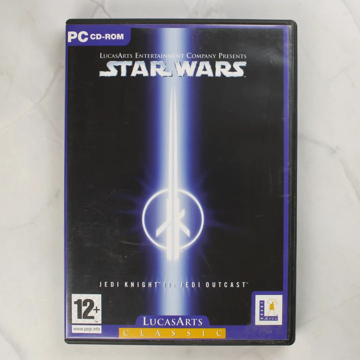 Star Wars Jedi Knight II PC borító Star Wars Jedi Knight II: Jedi Outcast PC játék borítója