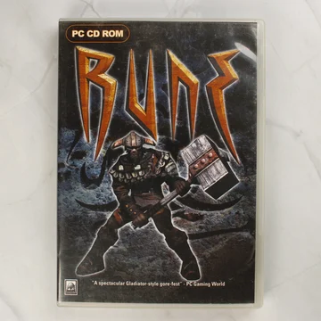Rune PC játék első borítója viking harcossal