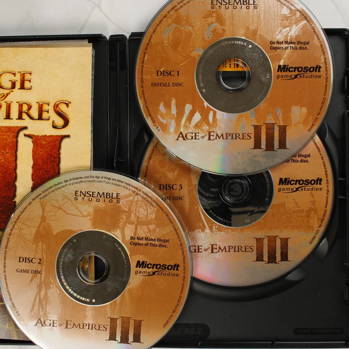 Age of Empires III CD lemezek Age of Empires III lemezek és kézikönyv