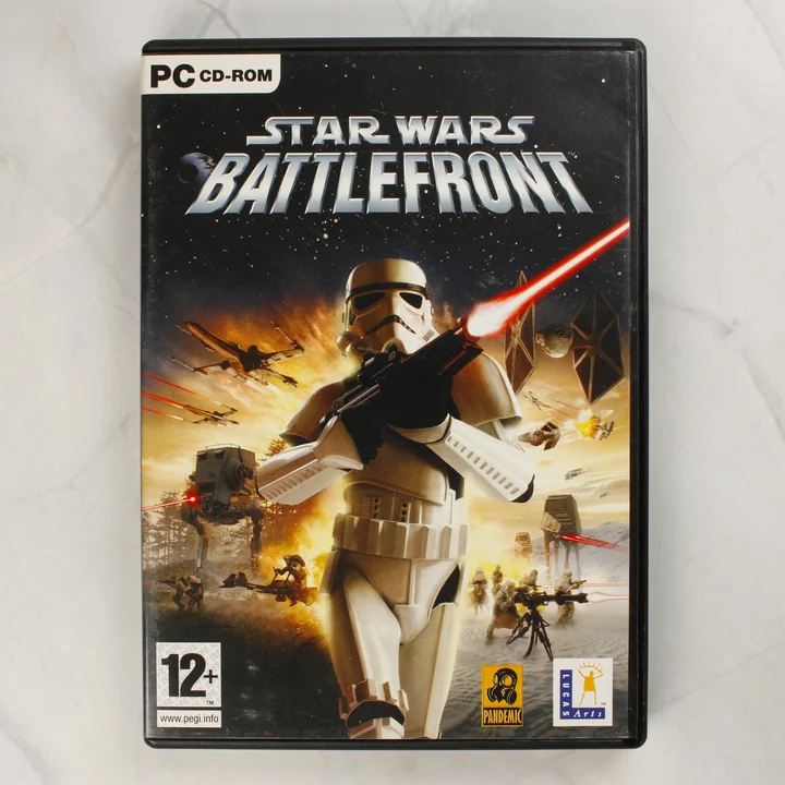 Star Wars Battlefront PC játék borítója egy rohamostaggal