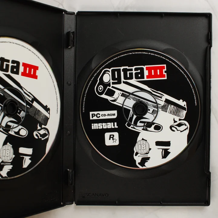 GTA III Install CD Grand Theft Auto III Install CD